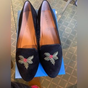 Holiday Jack Rogers Holly embroidered loafer size 9.5 worn once
